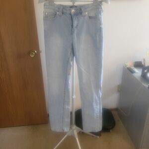 Light Blue True Religion Embolisshed Jeans